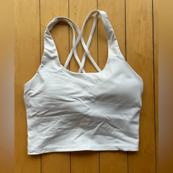 Basic white cropped top - Picture 7 of 8
